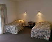 Dargaville studio with 2 single beds